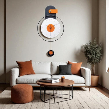 The Orbit Pendulum Clock (31 x 16 Inches)